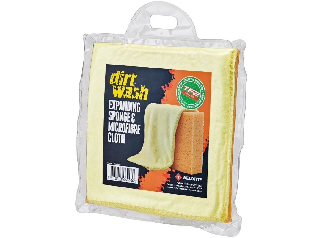 Weldtite Dirtwash Svamp + Microfiber Pudseklud 3 Weldtite Dirtwash Svamp + Microfiber Pudseklud