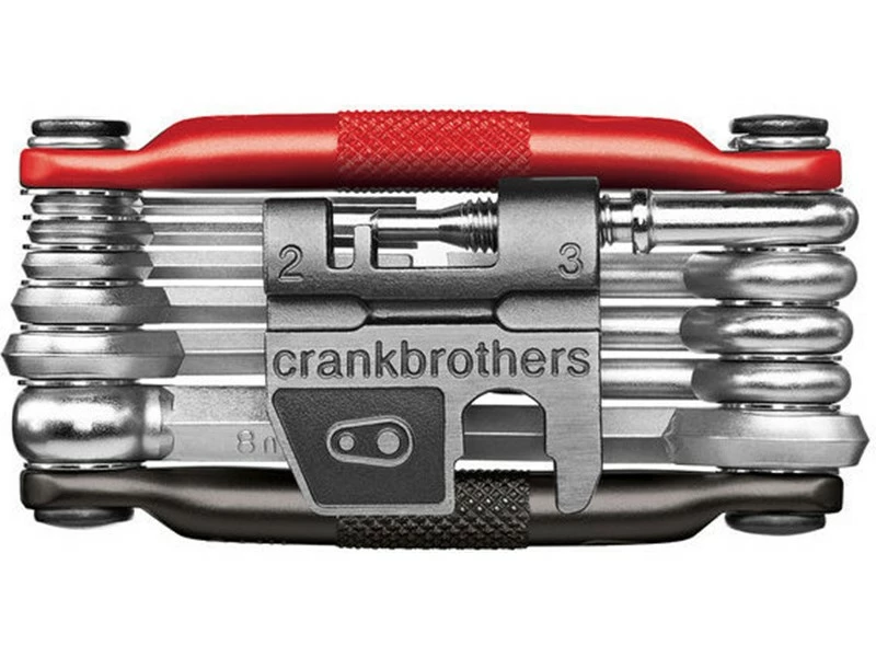 Crankbrothers M17 Red Foldeværktøj, 17 Funktioner 3 Crankbrothers M17 Red Foldeværktøj, 17 Funktioner