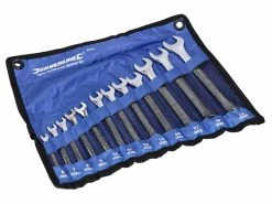 Silverline Ringgaffelnøglesæt, 12 Dele